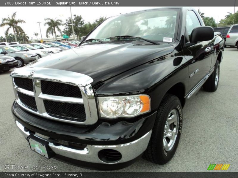 Black / Dark Slate Gray 2005 Dodge Ram 1500 SLT Regular Cab