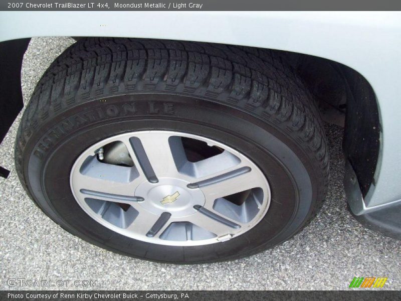 Moondust Metallic / Light Gray 2007 Chevrolet TrailBlazer LT 4x4