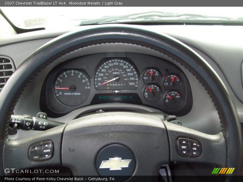 Moondust Metallic / Light Gray 2007 Chevrolet TrailBlazer LT 4x4