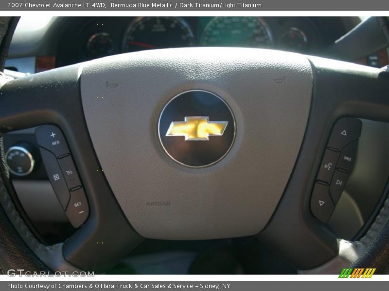 Bermuda Blue Metallic / Dark Titanium/Light Titanium 2007 Chevrolet Avalanche LT 4WD