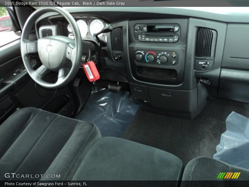 Black / Dark Slate Gray 2005 Dodge Ram 1500 SLT Regular Cab