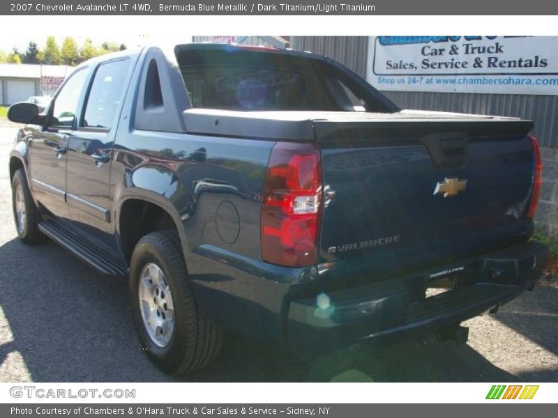 Bermuda Blue Metallic / Dark Titanium/Light Titanium 2007 Chevrolet Avalanche LT 4WD