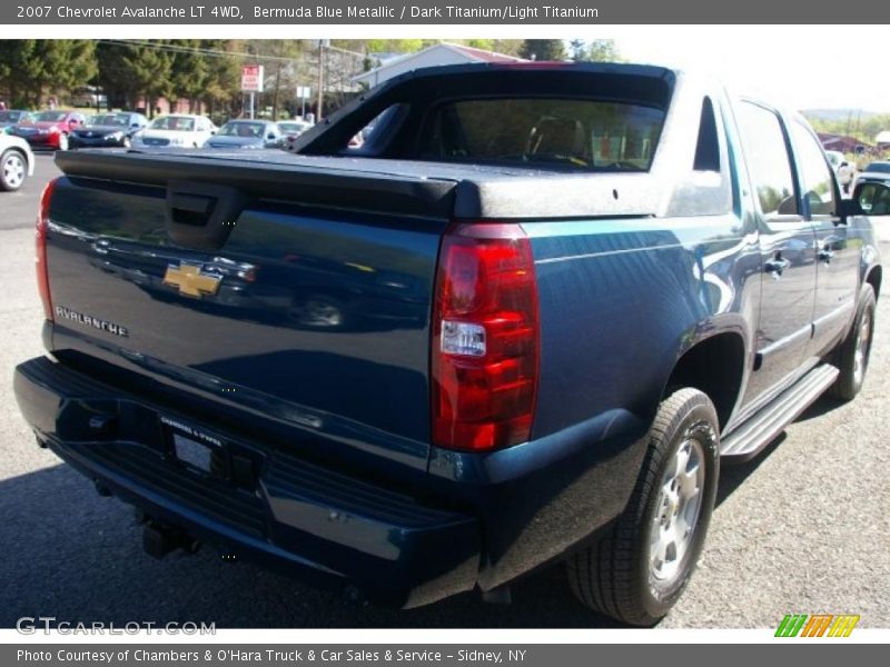 Bermuda Blue Metallic / Dark Titanium/Light Titanium 2007 Chevrolet Avalanche LT 4WD