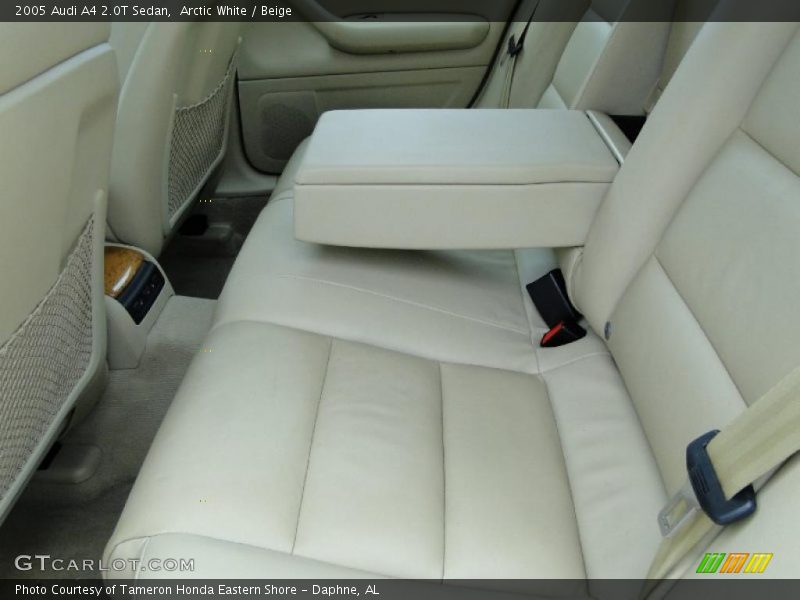 Arctic White / Beige 2005 Audi A4 2.0T Sedan