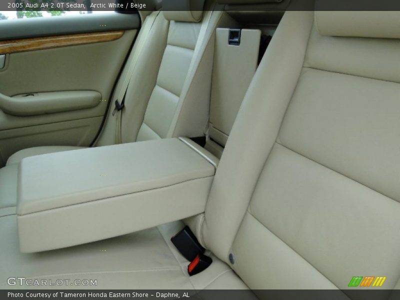 Arctic White / Beige 2005 Audi A4 2.0T Sedan