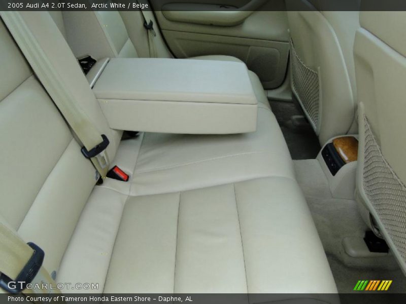 Arctic White / Beige 2005 Audi A4 2.0T Sedan