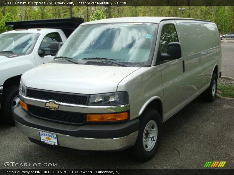 Sheer Silver Metallic / Neutral 2011 Chevrolet Express 2500 Work Van