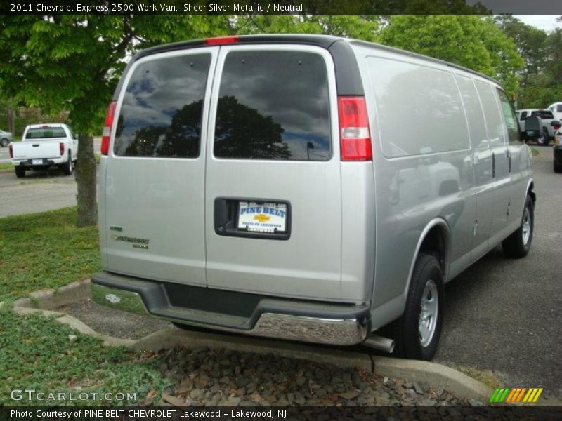 Sheer Silver Metallic / Neutral 2011 Chevrolet Express 2500 Work Van