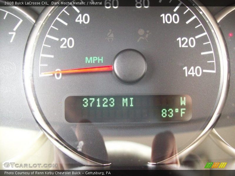 Dark Mocha Metallic / Neutral 2008 Buick LaCrosse CXL