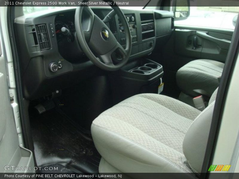 Sheer Silver Metallic / Neutral 2011 Chevrolet Express 2500 Work Van