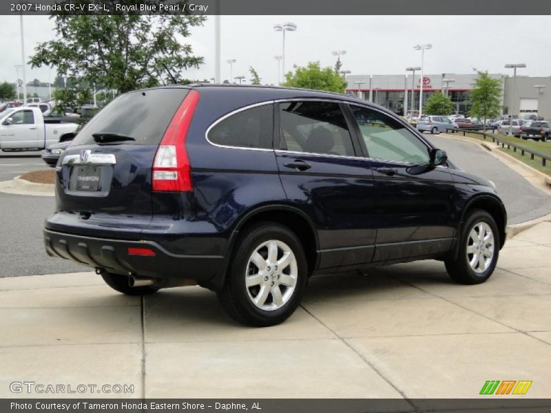 Royal Blue Pearl / Gray 2007 Honda CR-V EX-L
