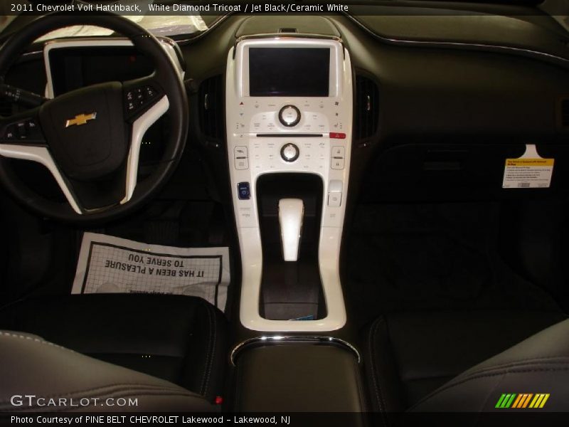 White Diamond Tricoat / Jet Black/Ceramic White 2011 Chevrolet Volt Hatchback