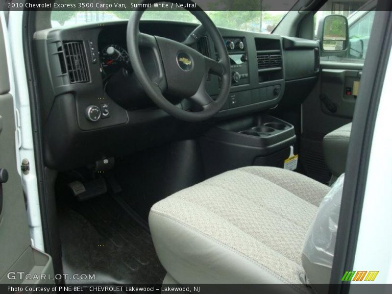 Summit White / Neutral 2010 Chevrolet Express 3500 Cargo Van