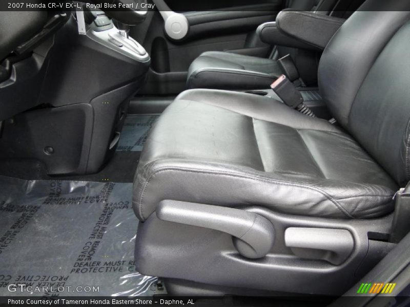 Royal Blue Pearl / Gray 2007 Honda CR-V EX-L