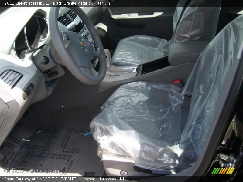 Black Granite Metallic / Titanium 2011 Chevrolet Malibu LS