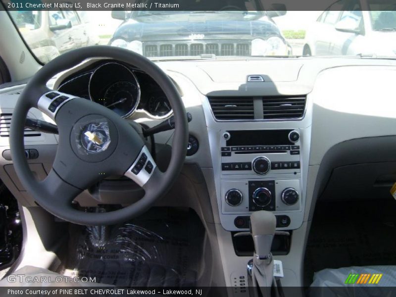 Black Granite Metallic / Titanium 2011 Chevrolet Malibu LS