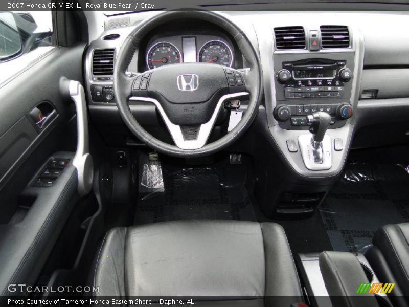 Royal Blue Pearl / Gray 2007 Honda CR-V EX-L