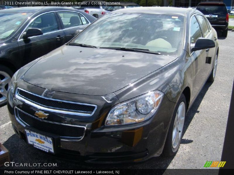 Black Granite Metallic / Cocoa/Cashmere 2011 Chevrolet Malibu LS