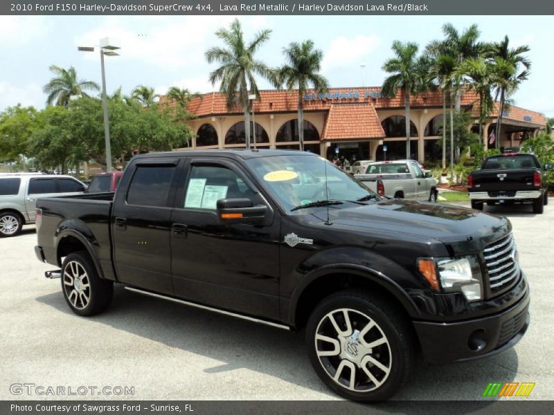 Lava Red Metallic / Harley Davidson Lava Red/Black 2010 Ford F150 Harley-Davidson SuperCrew 4x4