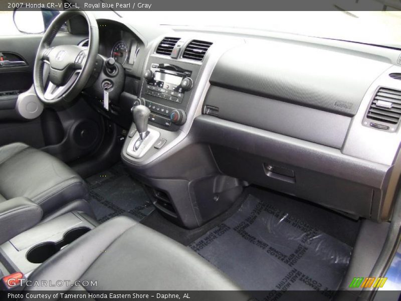 Royal Blue Pearl / Gray 2007 Honda CR-V EX-L