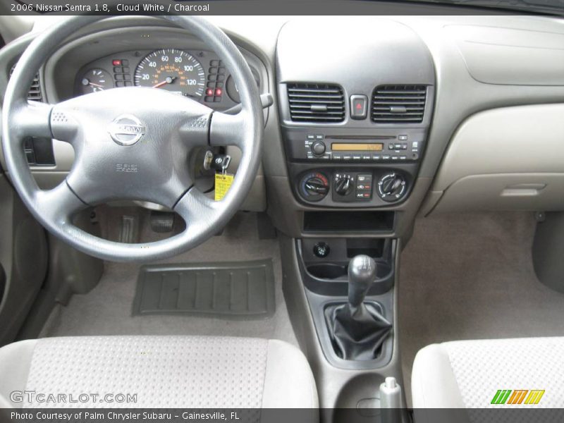 Cloud White / Charcoal 2006 Nissan Sentra 1.8