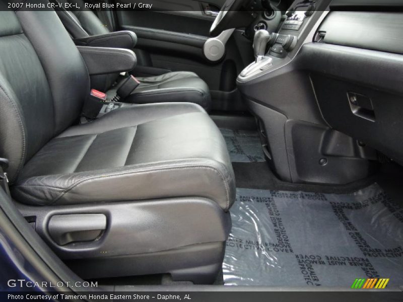 Royal Blue Pearl / Gray 2007 Honda CR-V EX-L