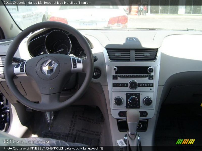 Imperial Blue Metallic / Titanium 2011 Chevrolet Malibu LS
