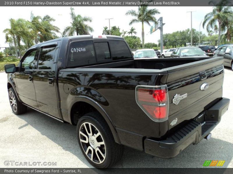 Lava Red Metallic / Harley Davidson Lava Red/Black 2010 Ford F150 Harley-Davidson SuperCrew 4x4