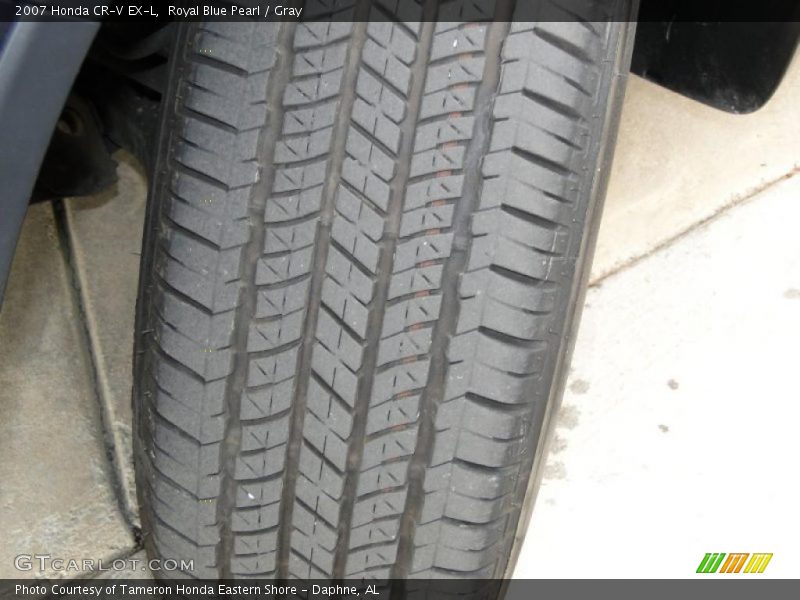 Royal Blue Pearl / Gray 2007 Honda CR-V EX-L