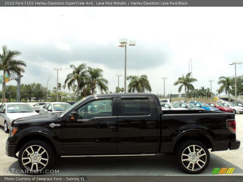 Lava Red Metallic / Harley Davidson Lava Red/Black 2010 Ford F150 Harley-Davidson SuperCrew 4x4
