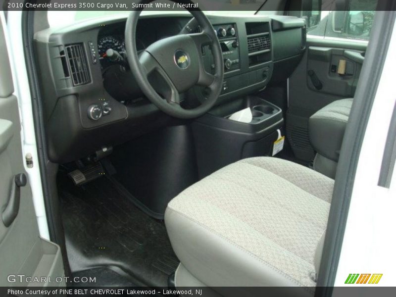Summit White / Neutral 2010 Chevrolet Express 3500 Cargo Van