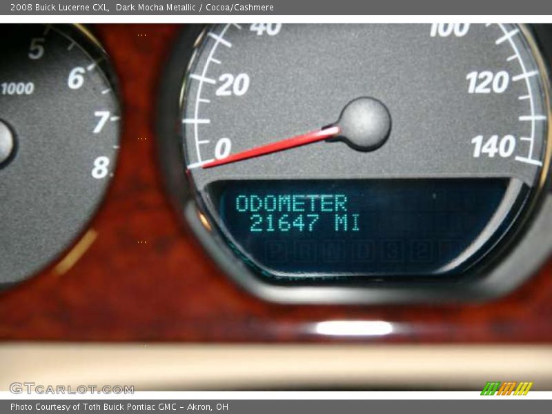 Dark Mocha Metallic / Cocoa/Cashmere 2008 Buick Lucerne CXL