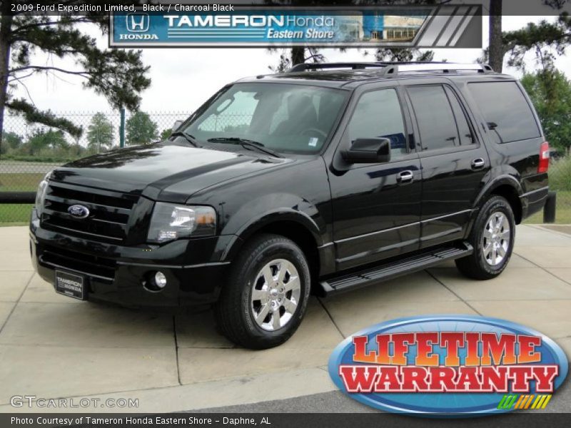 Black / Charcoal Black 2009 Ford Expedition Limited