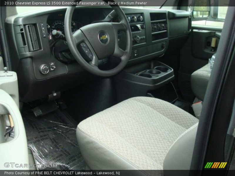 Black / Medium Pewter 2010 Chevrolet Express LS 3500 Extended Passenger Van