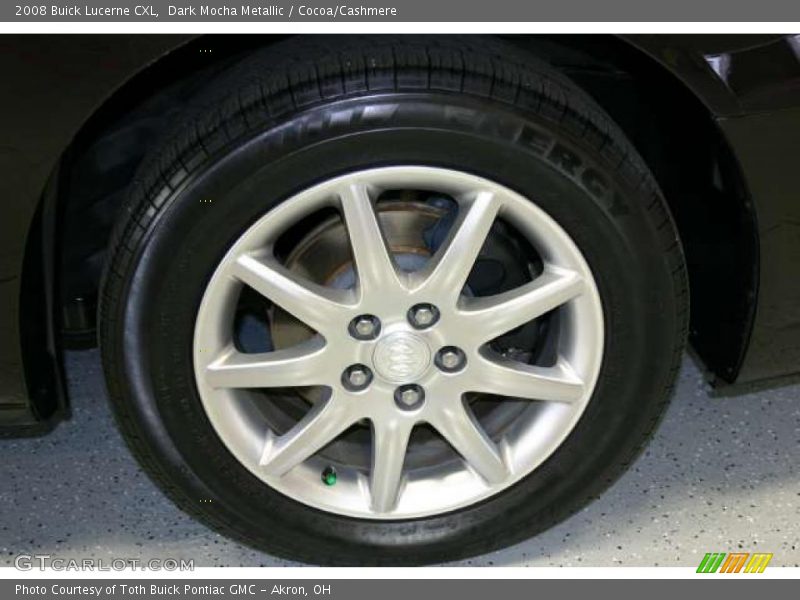 Dark Mocha Metallic / Cocoa/Cashmere 2008 Buick Lucerne CXL