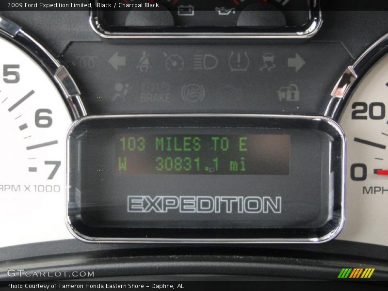Black / Charcoal Black 2009 Ford Expedition Limited