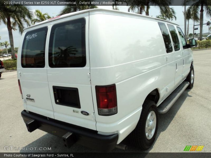 Oxford White / Medium Flint 2010 Ford E Series Van E250 XLT Commericial