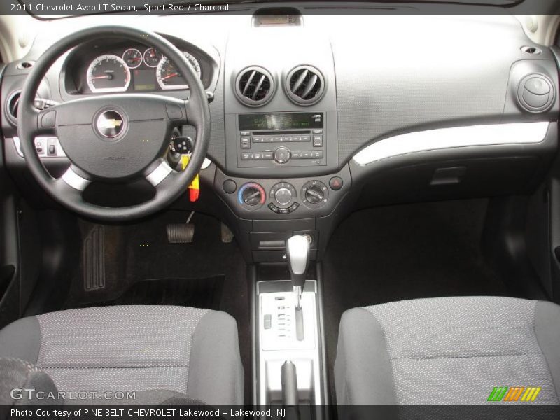 Sport Red / Charcoal 2011 Chevrolet Aveo LT Sedan