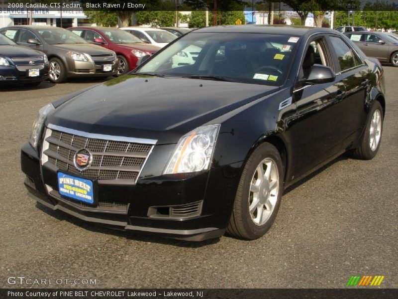 Black Raven / Ebony 2008 Cadillac CTS Sedan