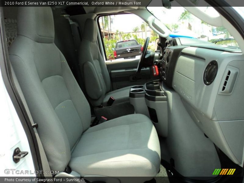 Oxford White / Medium Flint 2010 Ford E Series Van E250 XLT Commericial