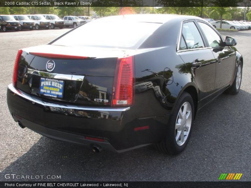 Black Raven / Ebony 2008 Cadillac CTS Sedan