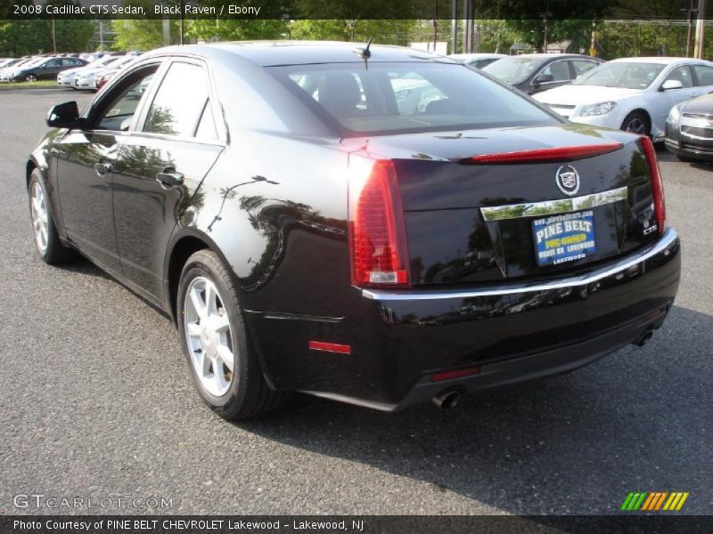 Black Raven / Ebony 2008 Cadillac CTS Sedan