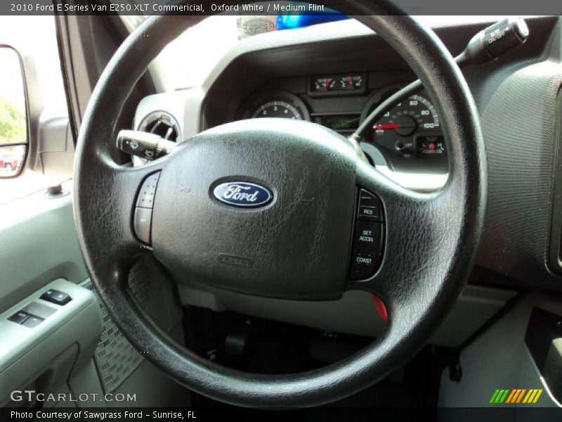 Oxford White / Medium Flint 2010 Ford E Series Van E250 XLT Commericial