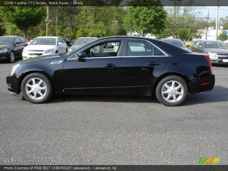 Black Raven / Ebony 2008 Cadillac CTS Sedan