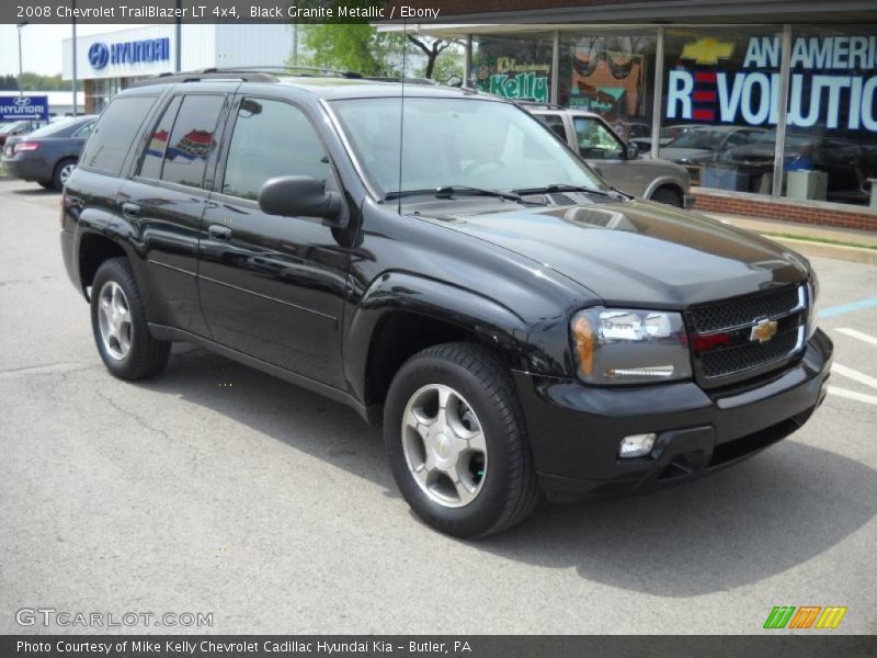 Black Granite Metallic / Ebony 2008 Chevrolet TrailBlazer LT 4x4