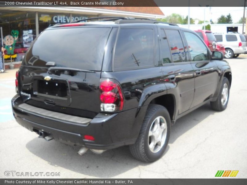 Black Granite Metallic / Ebony 2008 Chevrolet TrailBlazer LT 4x4