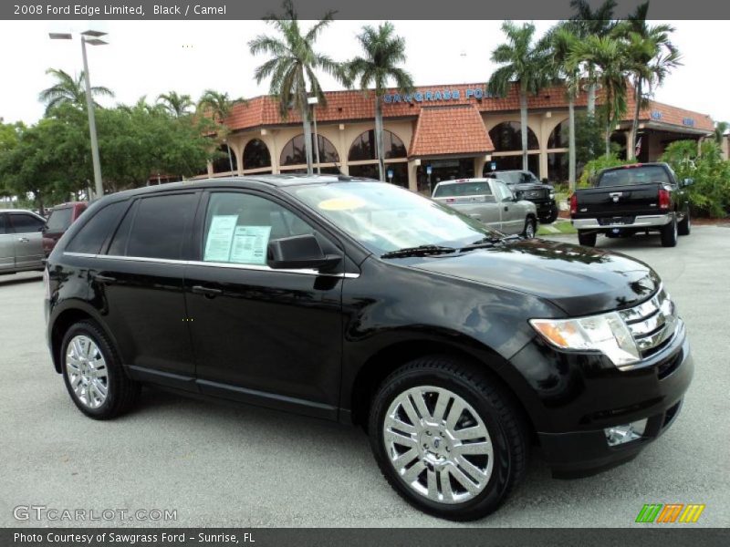 Black / Camel 2008 Ford Edge Limited