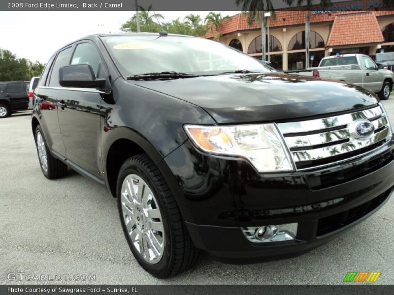 Black / Camel 2008 Ford Edge Limited