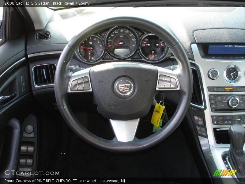 Black Raven / Ebony 2008 Cadillac CTS Sedan