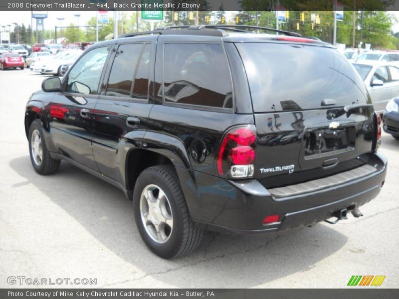 Black Granite Metallic / Ebony 2008 Chevrolet TrailBlazer LT 4x4